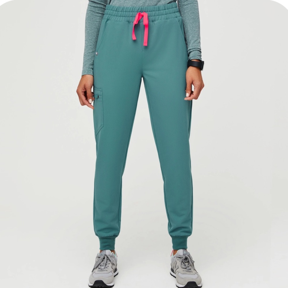 FIGS hydrogreen Zamora high waisted joggers